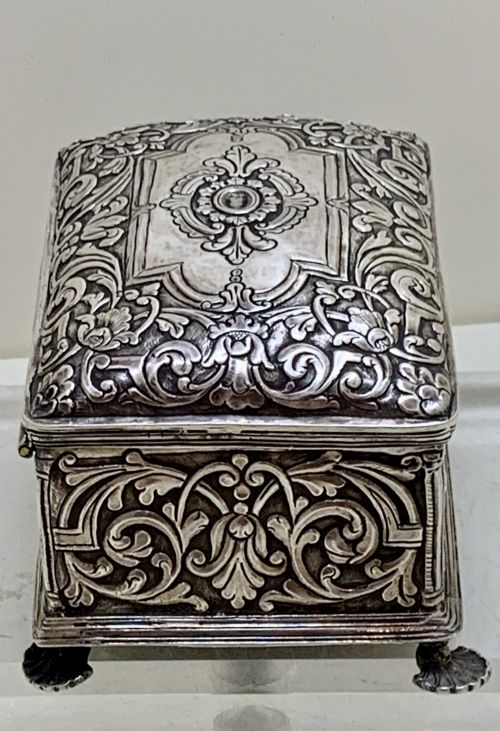 A SUPERB 19TH CENTURY COLONIAL SILVER SNUFF BOX - ADDITIONAL PHOTO 7