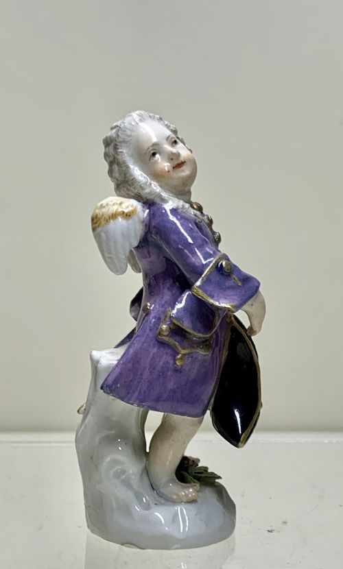 A MEISSEN FIGURE CUPID IN DISGUISE BY JOHANN JOACHIM KNDLER 17061775 - ADDITIONAL PHOTO 7