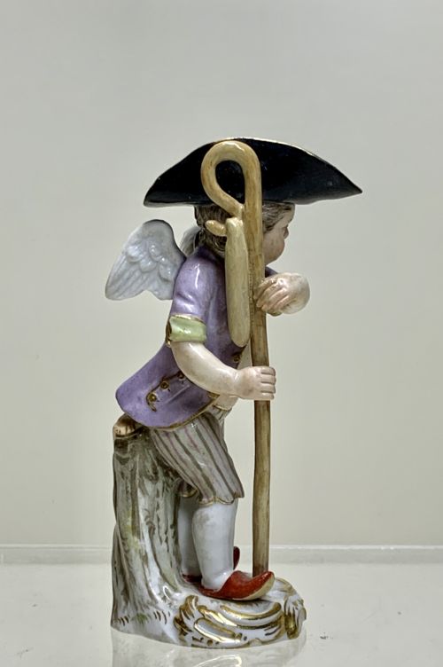 A MEISSEN FIGURE CUPID IN DISGUISE BY JOHANN JOACHIM KNDLER 17061775 - ADDITIONAL PHOTO 2