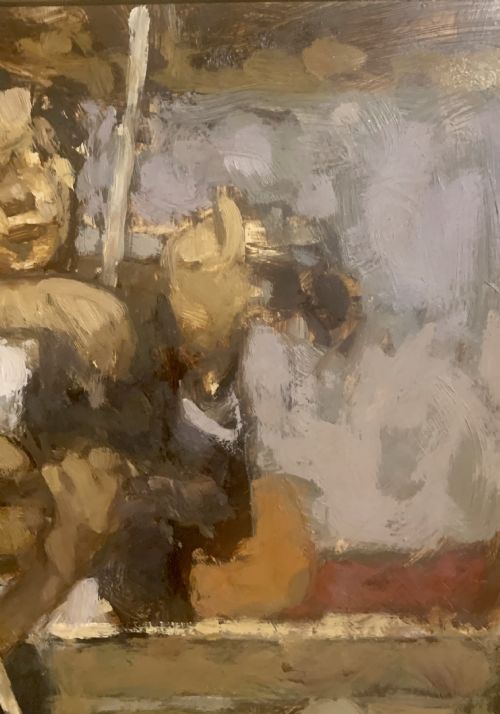 WILLIAM SELBY RBA ROI RSW B1933 KYUNG WHA CHUNG VIOLINIST OIL ON BOARD - ADDITIONAL PHOTO 4
