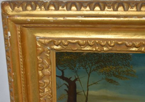 ANTIQUE C1800 OIL PAINTING MADONNA OF THE WALK CIRCLE OF RAPHAEL GF PENNI - ADDITIONAL PHOTO 3