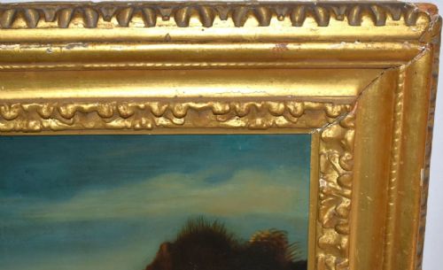 ANTIQUE C1800 OIL PAINTING MADONNA OF THE WALK CIRCLE OF RAPHAEL GF PENNI - ADDITIONAL PHOTO 4