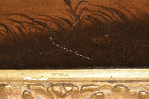 ANTIQUE C1800 OIL PAINTING MADONNA OF THE WALK CIRCLE OF RAPHAEL GF PENNI - ADDITIONAL PHOTO 13