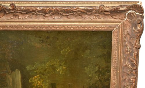 JULIUS CAESAR IBBETSON 17591817 18TH C RURAL WALES OIL PAINTING SIGNED 1792 - ADDITIONAL PHOTO 3