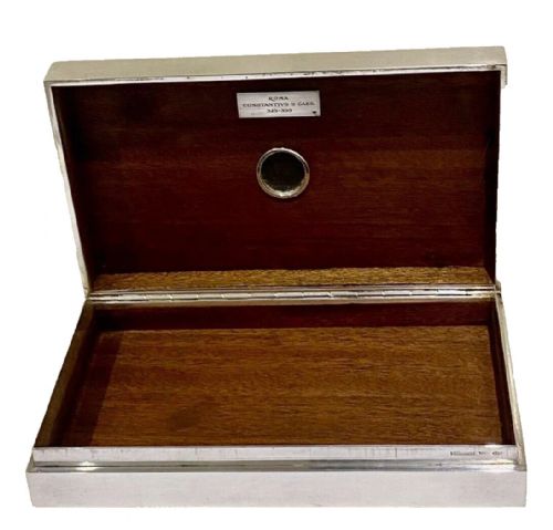 A RARE BULGARI BVLGARI STERLING SILVER MONETE CIGAR CIGARETTE BOX ANCIENT COIN - ADDITIONAL PHOTO 11