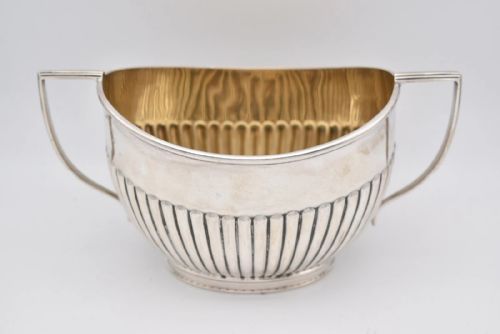 ANTIQUE 1904 SHEFFIELD SOLID SILVER 4PIECE TEA SET J J MAXFIELD LTD 2230G - ADDITIONAL PHOTO 1