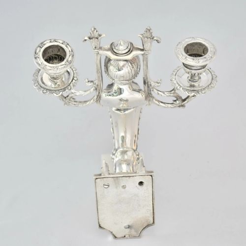 PAIR OF SILVER WALL MOUNTED HIGHLY DETAILED MERMAID CANDLE HOLDERS - ADDITIONAL PHOTO 7