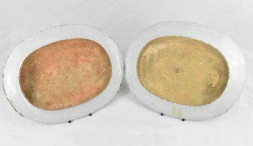 PAIR OF QING ANTIQUE 18 CENTURY FAMILLE ROSE CHINESE PORCELAIN PLATTERSDISHES - ADDITIONAL PHOTO 10