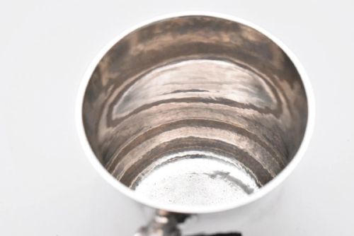 SILVER 1 PINT BEER MUG TANKARD 1768 LONDON BY THOMAS WHIPHAM CHARLES WRIGHT - ADDITIONAL PHOTO 6