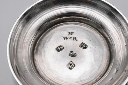 SILVER 1 PINT BEER MUG TANKARD 1768 LONDON BY THOMAS WHIPHAM CHARLES WRIGHT - ADDITIONAL PHOTO 7