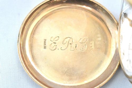 J W BENSON SWISS MADE FULL HUNTER 9CT GOLD POCKET WATCH - ADDITIONAL PHOTO 1