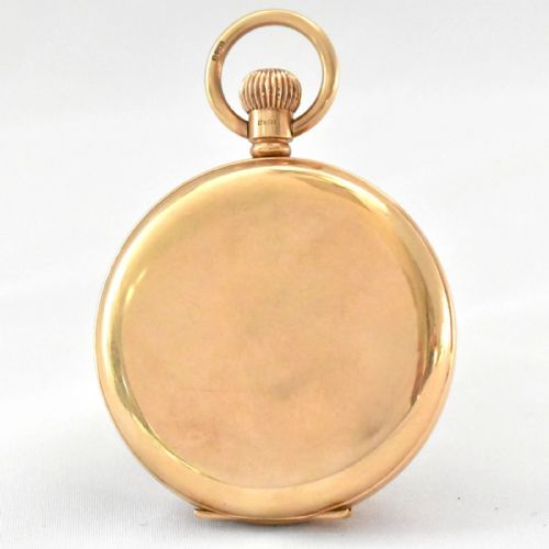J W BENSON SWISS MADE FULL HUNTER 9CT GOLD POCKET WATCH - ADDITIONAL PHOTO 8