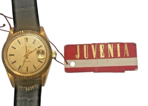 VINTAGE 18CT GOLD JUVENIA AUTOMATIC LADIES WRISTWATCH WATCH - ADDITIONAL PHOTO 1
