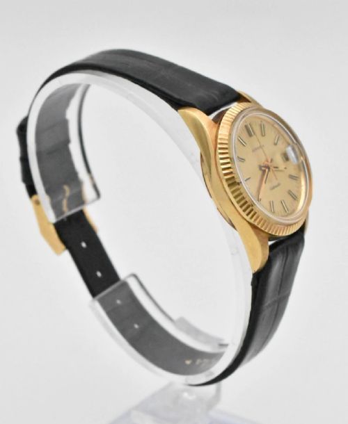 VINTAGE 18CT GOLD JUVENIA AUTOMATIC LADIES WRISTWATCH WATCH - ADDITIONAL PHOTO 2