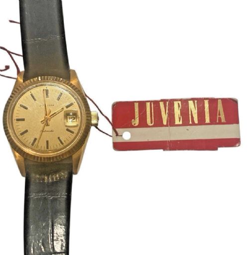 VINTAGE 18CT GOLD JUVENIA AUTOMATIC LADIES WRISTWATCH WATCH - ADDITIONAL PHOTO 5