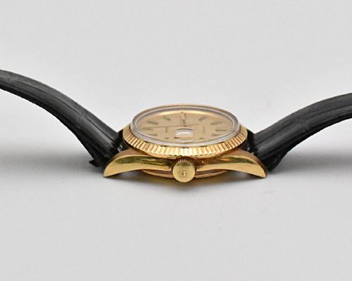 VINTAGE 18CT GOLD JUVENIA AUTOMATIC LADIES WRISTWATCH WATCH - ADDITIONAL PHOTO 8