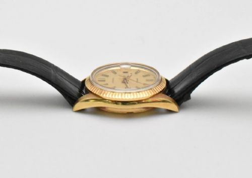 VINTAGE 18CT GOLD JUVENIA AUTOMATIC LADIES WRISTWATCH WATCH - ADDITIONAL PHOTO 9