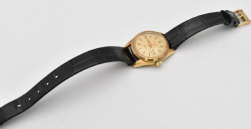 VINTAGE 18CT GOLD JUVENIA AUTOMATIC LADIES WRISTWATCH WATCH - ADDITIONAL PHOTO 11