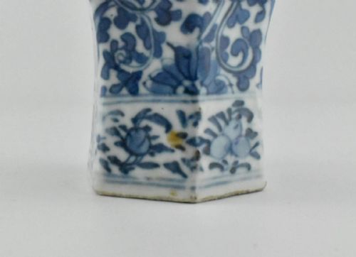 PAIR OF ANTIQUE QING CHINESE BLUE WHITE PORCELAIN VASES KANGXI MARKS CA 19THC - ADDITIONAL PHOTO 15