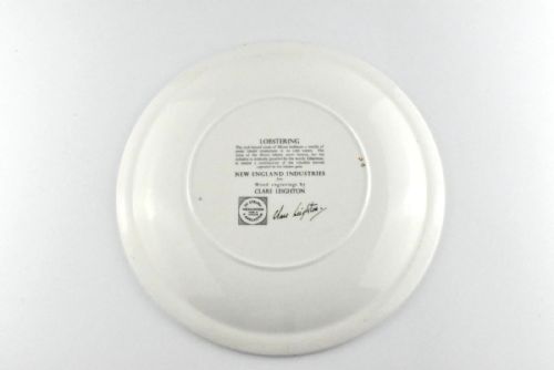 A SET OF 12 WEDGWOOD QUEEN'S WARE CLARE LEIGHTON DESIGN PLATES ENGLAND - ADDITIONAL PHOTO 2