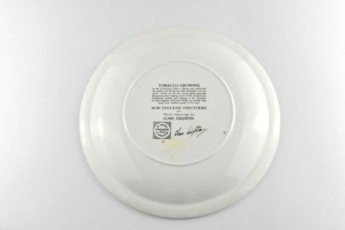 A SET OF 12 WEDGWOOD QUEEN'S WARE CLARE LEIGHTON DESIGN PLATES ENGLAND - ADDITIONAL PHOTO 6
