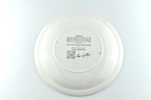 A SET OF 12 WEDGWOOD QUEEN'S WARE CLARE LEIGHTON DESIGN PLATES ENGLAND - ADDITIONAL PHOTO 8