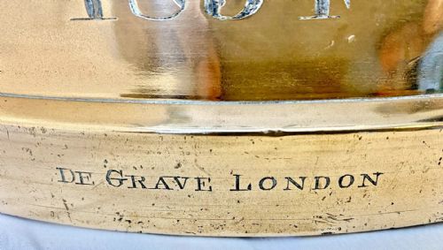 A DE GRAVE LONDON WILLIAM IV IMPERIAL BUSHEL BRONZE MEASURE DATED 1834 CORNWALL - ADDITIONAL PHOTO 1