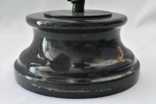AFTER GIOVANNI BOLOGNA BRONZE MERCURY SCULPTURE ON STONE BRONZE BASE 19TH C - ADDITIONAL PHOTO 19