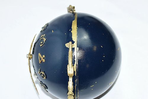 LONG FRENCH MYSTERY GLOBE CLOCK 19TH CENTURY - ADDITIONAL PHOTO 5