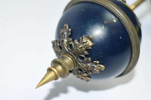 LONG FRENCH MYSTERY GLOBE CLOCK 19TH CENTURY - ADDITIONAL PHOTO 9