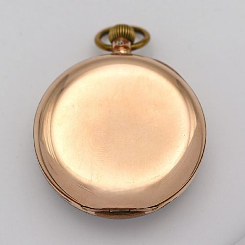 ANTIQUE 14 REPEATER POCKET WATCH F ORR SONS RANGOON GOLD PLATED - ADDITIONAL PHOTO 1
