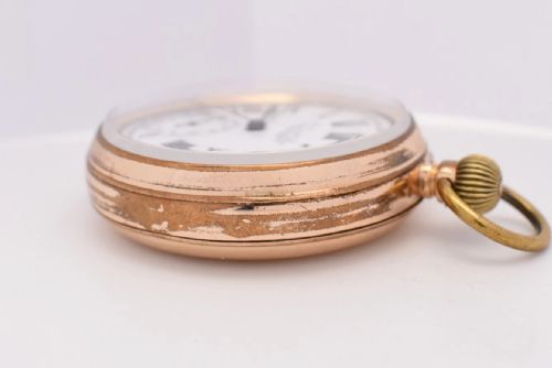 ANTIQUE 14 REPEATER POCKET WATCH F ORR SONS RANGOON GOLD PLATED - ADDITIONAL PHOTO 7