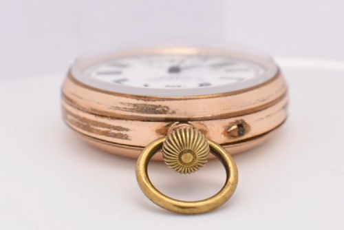 ANTIQUE 14 REPEATER POCKET WATCH F ORR SONS RANGOON GOLD PLATED - ADDITIONAL PHOTO 8