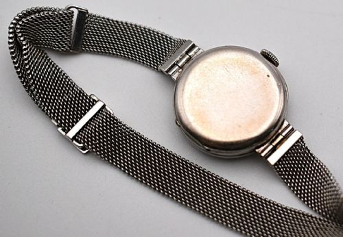 VINTAGE MOVADO 18CT WHITE GOLD DIAMOND COCKTAIL WATCH - ADDITIONAL PHOTO 9