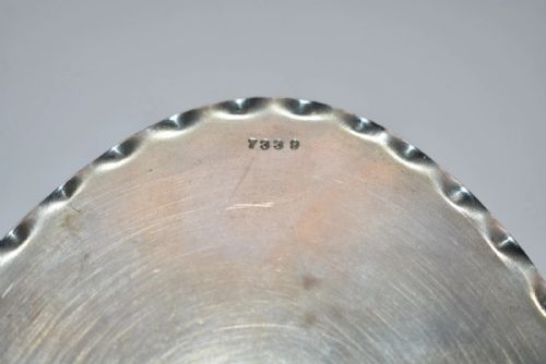 ANTIQUE STERLING SILVER HEART SHAPED PIN CUSHION GEORGE W SHIEBLER CIRCA 19TH C - ADDITIONAL PHOTO 7