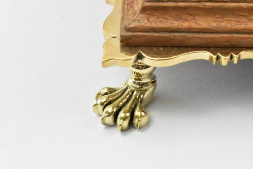 19TH CENTURY LARGE HIGH QUALITY ANTIQUE BRASS MODEL SHIP WITH A CENTRAL COMPASS - ADDITIONAL PHOTO 6