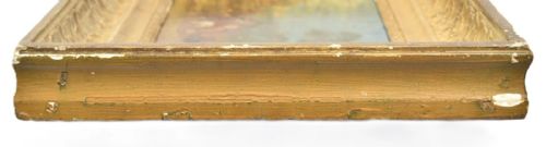 A ITALIAN SCHOOL 18TH CENTURY OIL ON CANVAS CAVALRY SKIRMISH SCENE CA 1750 - ADDITIONAL PHOTO 8
