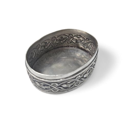ANTIQUE INDIAN ASIAN EASTERN SILVER ORNATER BOX BEAUTIFUL DETAIL TRINKET - ADDITIONAL PHOTO 6