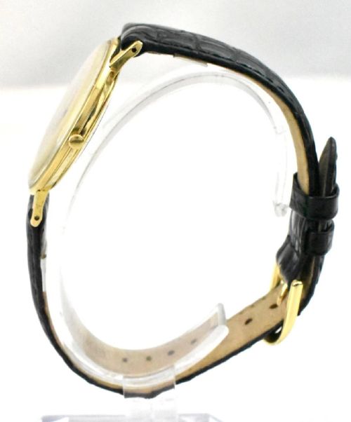 A VINTAGE ETERNAMATIC 3000 AUTOMATIC SUPER THIN 9CT GOLD MENS WRISTWATCH 1960S - ADDITIONAL PHOTO 2