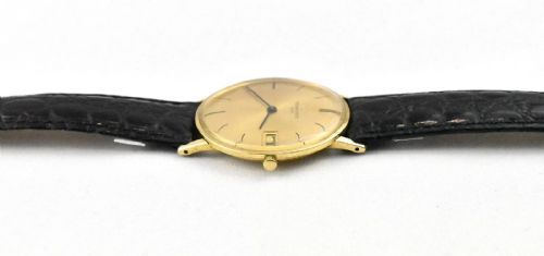 A VINTAGE ETERNAMATIC 3000 AUTOMATIC SUPER THIN 9CT GOLD MENS WRISTWATCH 1960S - ADDITIONAL PHOTO 5
