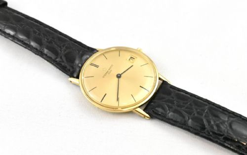 A VINTAGE ETERNAMATIC 3000 AUTOMATIC SUPER THIN 9CT GOLD MENS WRISTWATCH 1960S - ADDITIONAL PHOTO 6