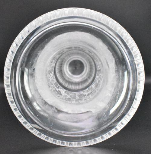 LARGE LALIQUE CLEAR FROSTED CRYSTAL GLASS VERSAILLES VASE URN CA 1990 SIGNED - ADDITIONAL PHOTO 5