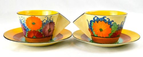 CLARICE CLIFF GAYDAY TEA FOR TWO SET - ADDITIONAL PHOTO 8