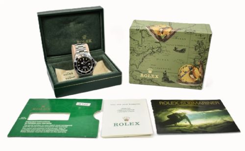 rolex sea dweller date 16610 a serial full set box papers steel 40mm - CATEGORY: ANTIQUE  - DATED EDWARDIAN