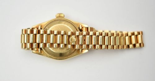 ROLEX LADY DATEJUST 69178 18K YELLOW GOLD DIAMOND DIAL AUTOMATIC W DOCUMENTS - ADDITIONAL PHOTO 7