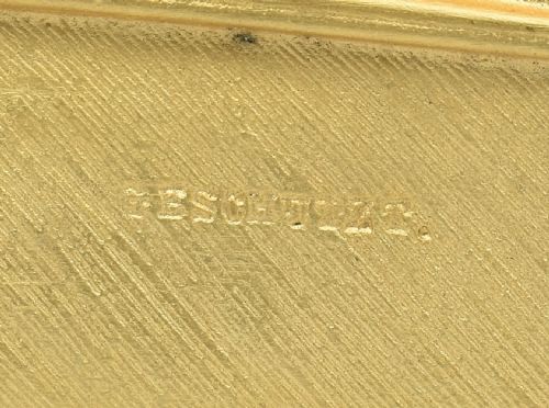 AUSTRIAN GILT BRONZE OWL INKWELL PEN TRAY SIGNED BERGMANN GESCHTZT - ADDITIONAL PHOTO 1