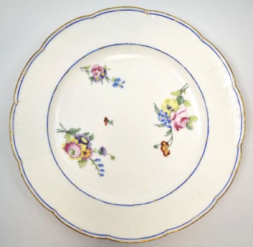 SET OF SEVEN 18TH CENTURY FRENCH SEVRES PORCELAIN PLATES FLORAL CIRCA 1751175 - ADDITIONAL PHOTO 9