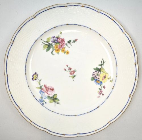 SET OF SEVEN 18TH CENTURY FRENCH SEVRES PORCELAIN PLATES FLORAL CIRCA 1751175 - ADDITIONAL PHOTO 13