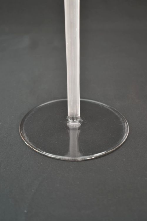 PAIR OF R LALIQUE MARGUERITES CANDLESTICKS CLEAR FROSTED GLASS C1920 - ADDITIONAL PHOTO 3