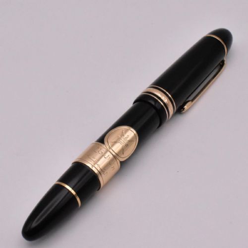 RARE GOLD MONTBLANC MEISTERSTCK 149 FOUNTAIN PEN GARRARDS SPECIAL ORDER 14K NIB - ADDITIONAL PHOTO 2